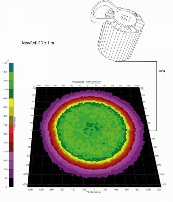 Bodová svítidla 230V Svítidlo NewRefLED 230V s kloubem